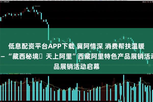 低息配资平台APP下载 冀阿情深 消费帮扶温暖新春—— “藏西秘境・天上阿里”西藏阿里特色产品展销活动启幕
