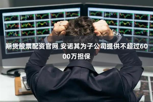 期货股票配资官网 安诺其为子公司提供不超过6000万担保